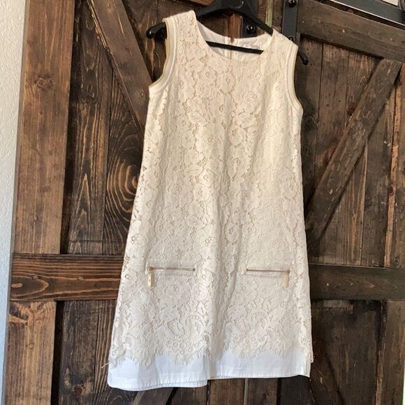 Artigil Ivory Lace Big Girls dress sz-16 - Picture 7 of 13